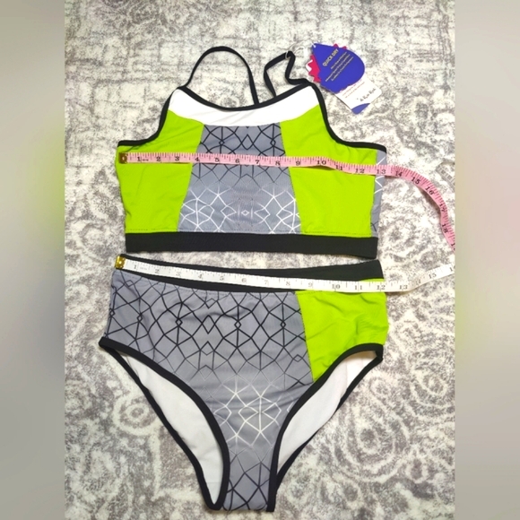 AS Rose Two PieceSwimsuits for Girls-Summer Beach Sports Bikini for Kids UPF50+ - Picture 2 of 7